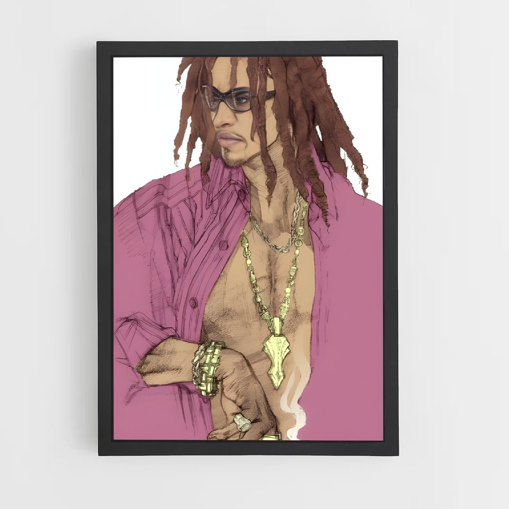 Poster Dreads of Fury – affiche Capoeira (vue 2)